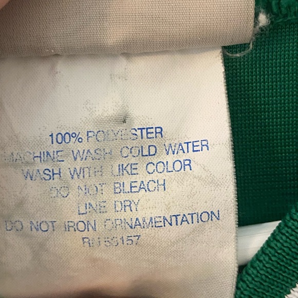 Majestic Hardwood Classics Vintage Celtics Warmup Jersey Mens XL - Picture 6 of 9